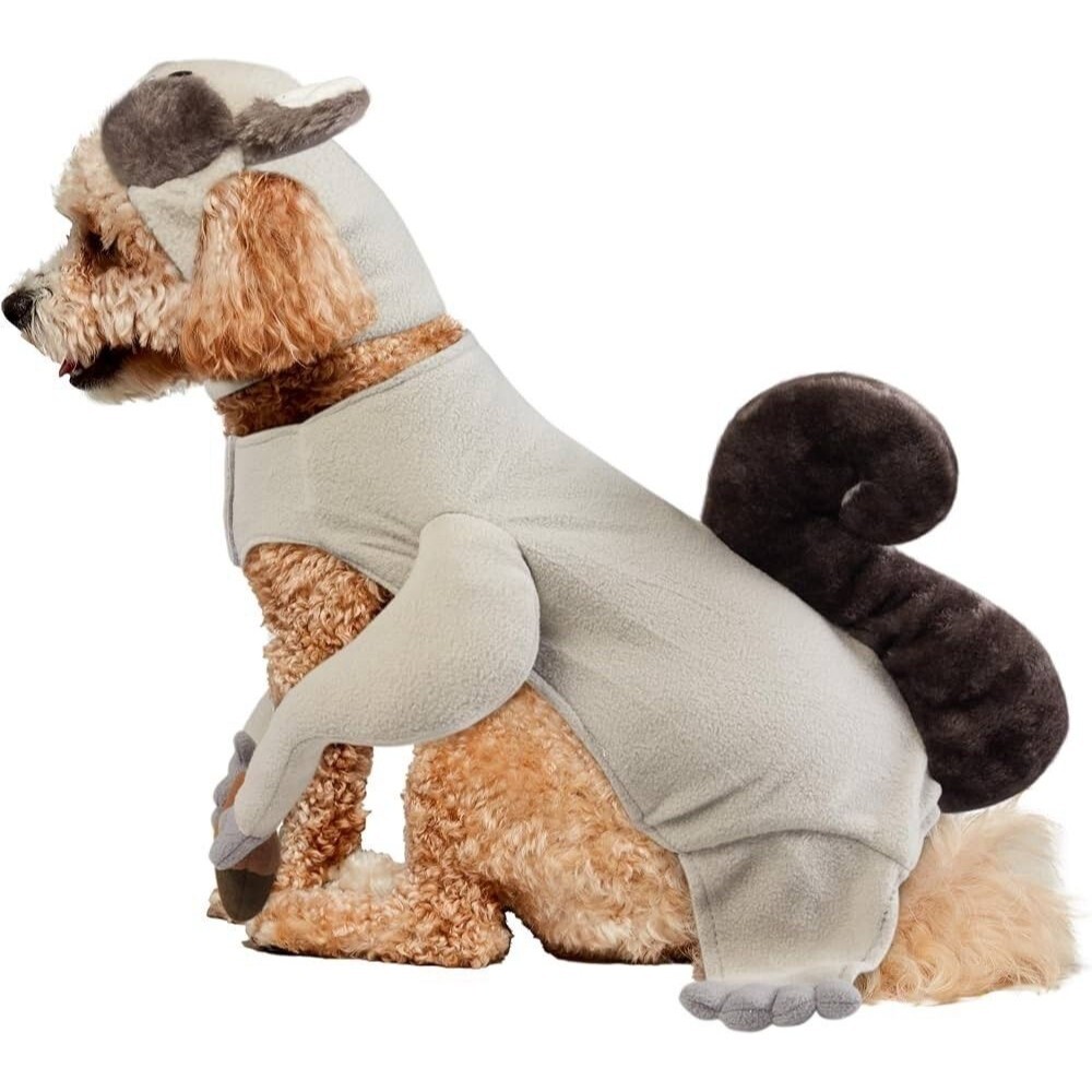 Rubies Squirrel Gray Pet 2 Piece Costume for Dogs or Cats Halloween Size XL